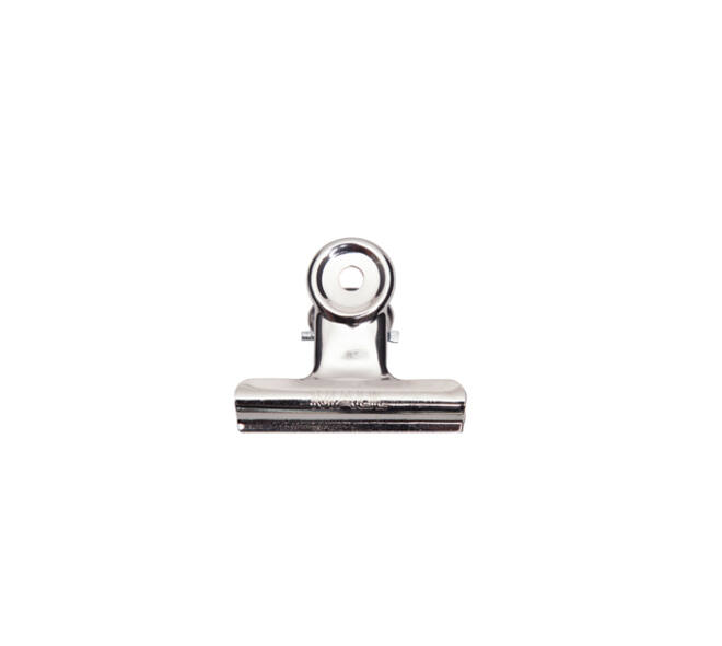 Papierklem MAUL Bulldog 50mm capaciteit 20mm zilver 10 stuks