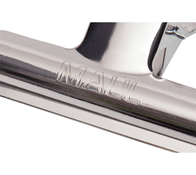 Papierklem MAUL Bulldog 70mm capaciteit 40mm zilver 5 stuks