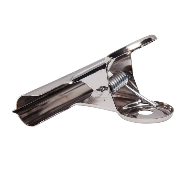 Papierklem MAUL Bulldog 70mm capaciteit 40mm zilver 5 stuks
