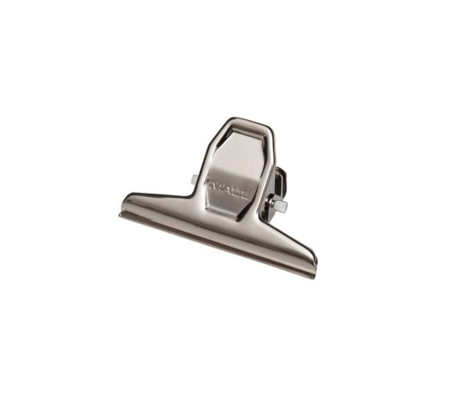 Papierklem MAUL Pro 75mm capaciteit 20mm zilver 2 stuks