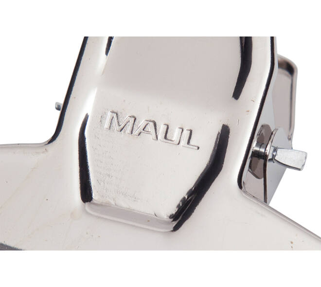 Papierklem MAUL Pro 125mm capaciteit 30mm zilver