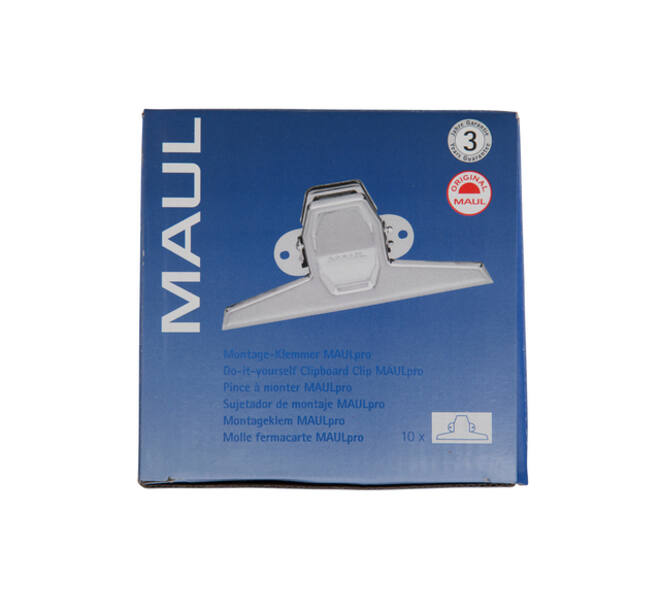 Papierklem MAUL Pro 125mm zilver