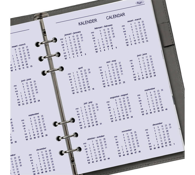 Agendavulling 2027 Kalpa A5 1dag/1pagina