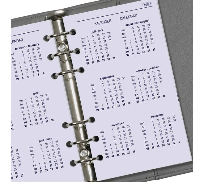 Agendavulling 2027 Kalpa Personal 1dag/1pagina