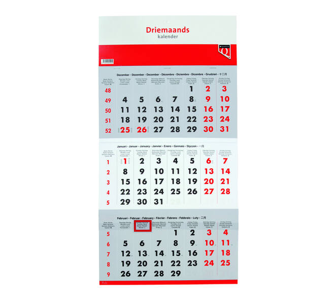3-Maandskalender 2027 Quantore