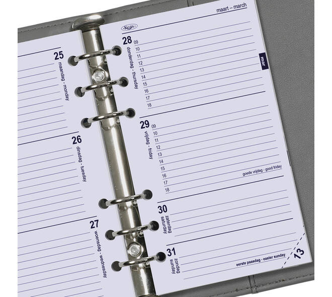 Agendavulling 2027 Kalpa Pocket 7dagen/2pagina's