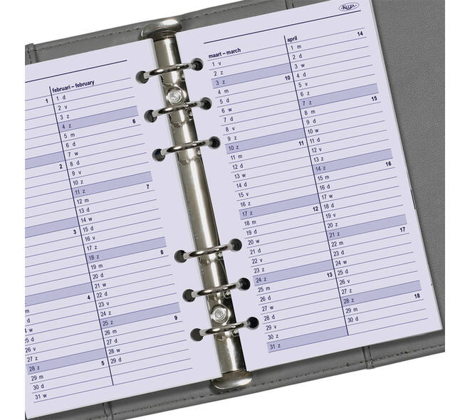 Agendavulling 2027 Kalpa Personal 7dagen/2pagina's