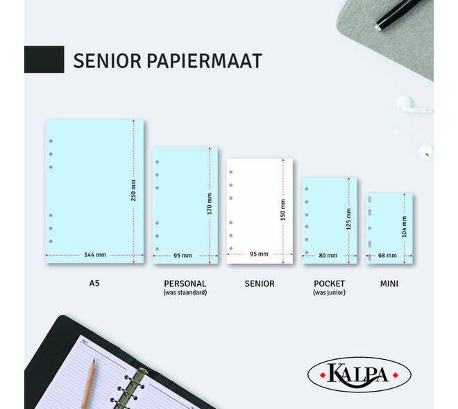 Agendavulling 2027 Kalpa Senior 7dagen/2pagina's