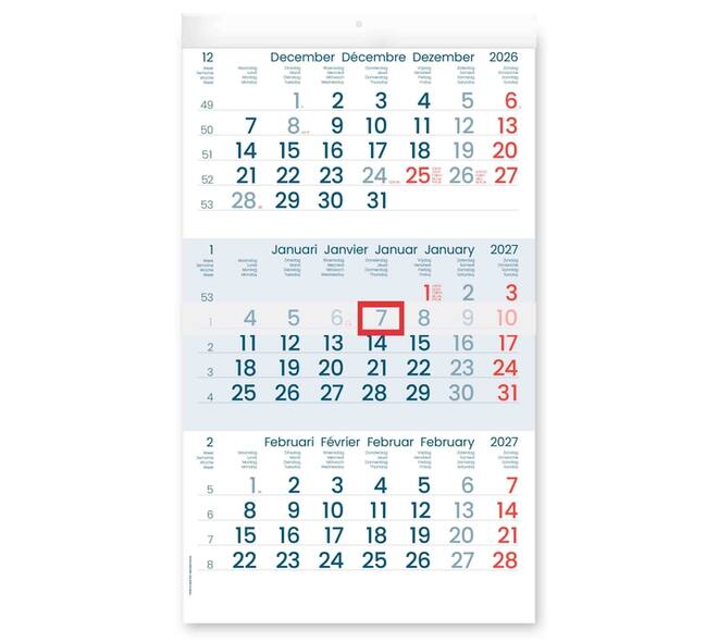 3-Maandskalender 2027 INNI Manager