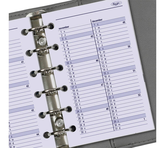 Agendavulling 2027 Kalpa Pocket 1dag/1pagina
