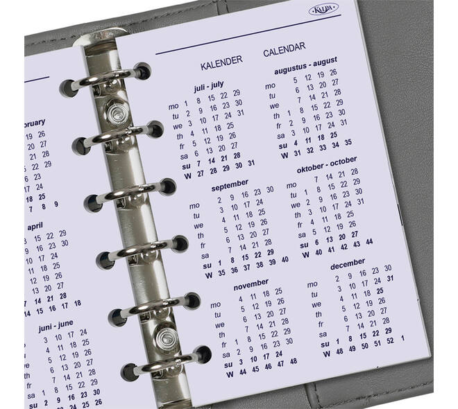 Agendavulling 2027 Kalpa Pocket 1dag/1pagina
