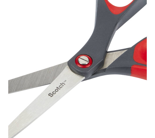 Schaar Scotch 20cm precision rood blister