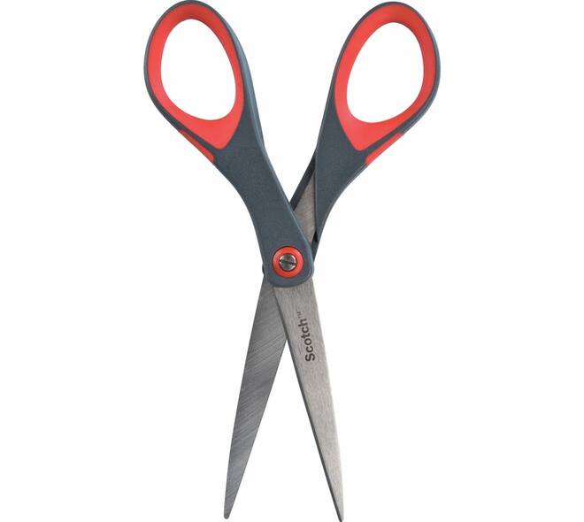 Schaar Scotch 18cm precision rood blister