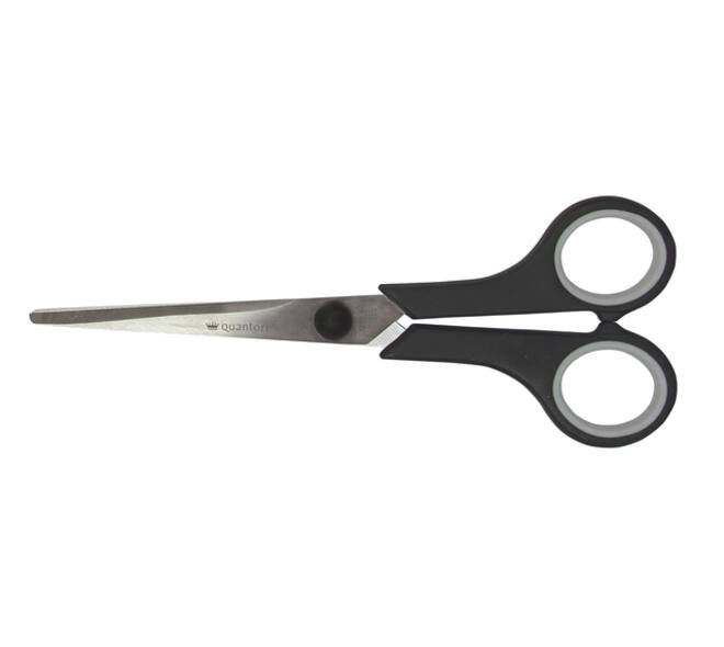 Schaar Quantore 170mm soft grip zwart