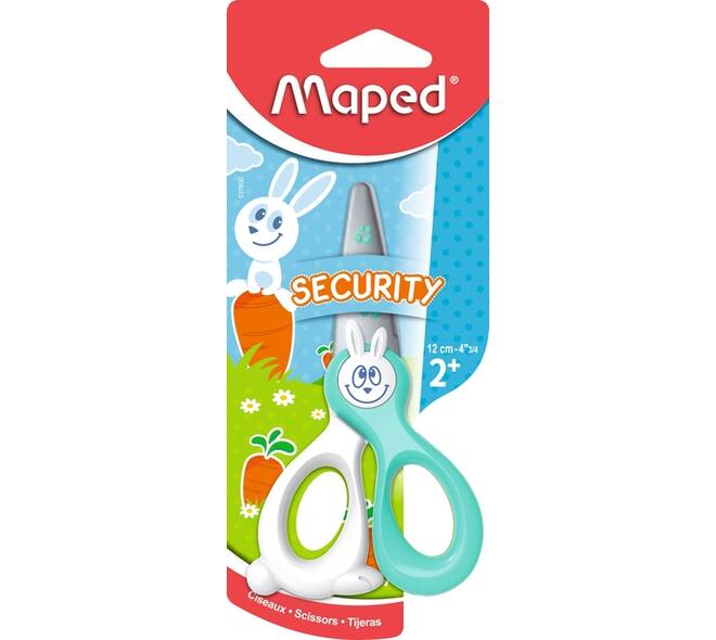 Kinderschaar Maped KidiCut 12cm assorti