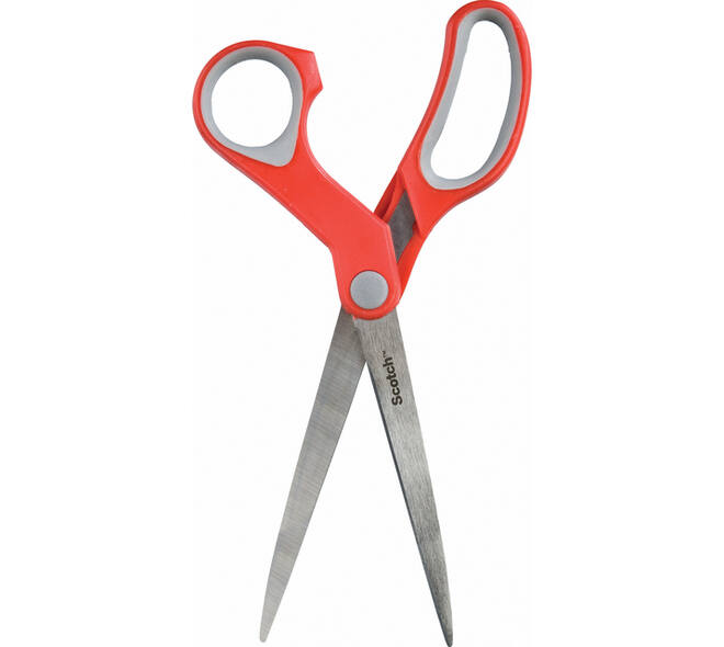 Schaar Scotch 18cm comfort rood blister