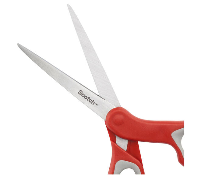 Schaar Scotch 18cm comfort rood blister