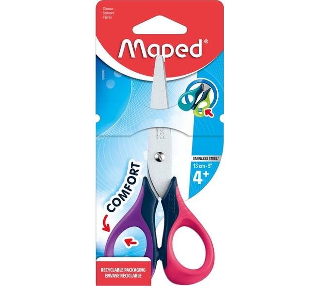 Kinderschaar Maped Sensoft 13cm display á 12 stuks assorti
