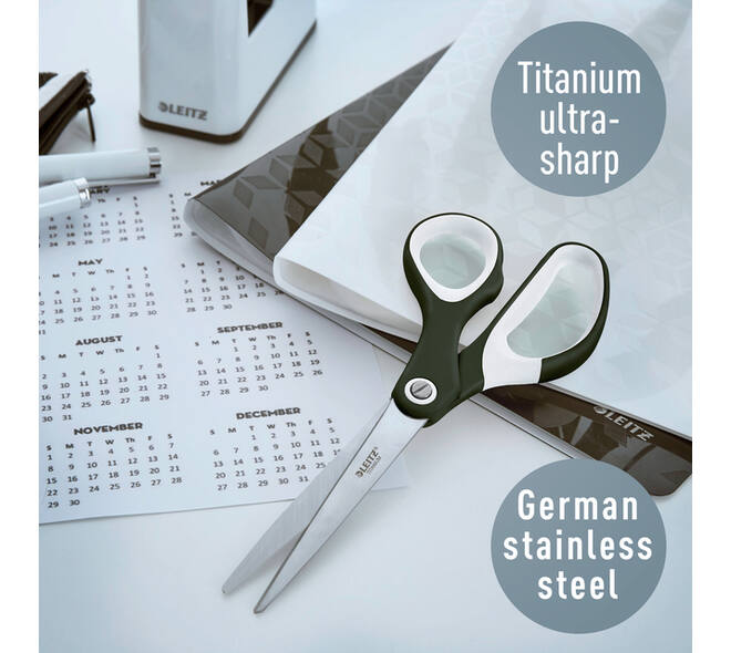 Schaar Leitz WOW 205mm titanium zwart
