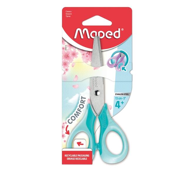 Schaar Maped Sensoft 13cm pastel assorti