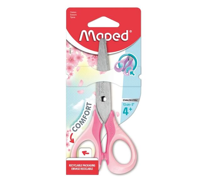 Schaar Maped Sensoft 13cm pastel assorti