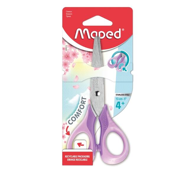 Schaar Maped Sensoft 13cm pastel assorti