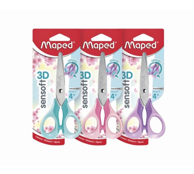 Schaar Maped Sensoft 13cm pastel assorti