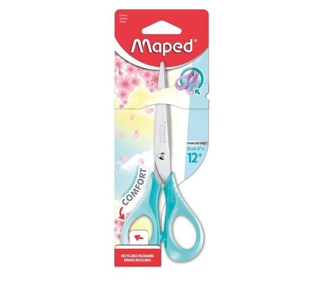 Schaar Maped Sensoft 16cm pastel assorti