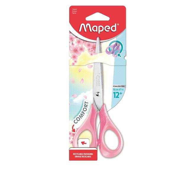 Schaar Maped Sensoft 16cm pastel assorti