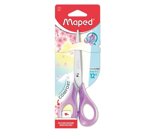 Schaar Maped Sensoft 16cm pastel assorti