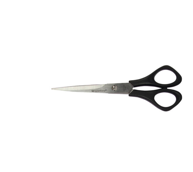 Schaar Quantore 160mm + plastic handvat zwart