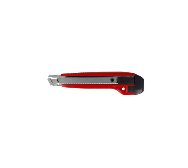 Snijmes Westcott premium 18mm met schuifsluiting rood
