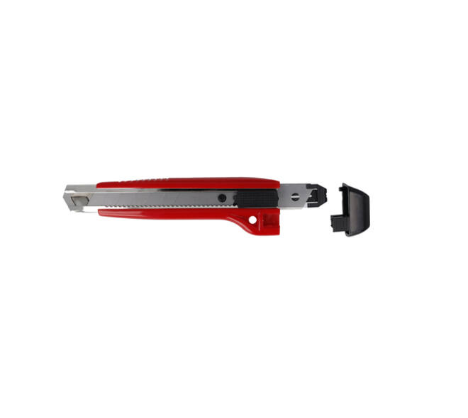 Snijmes Westcott premium 18mm met schuifsluiting rood