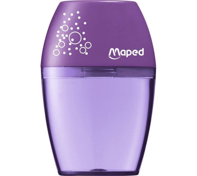 Puntenslijper Maped Shaker 1-gaats display à 25 stuks assorti