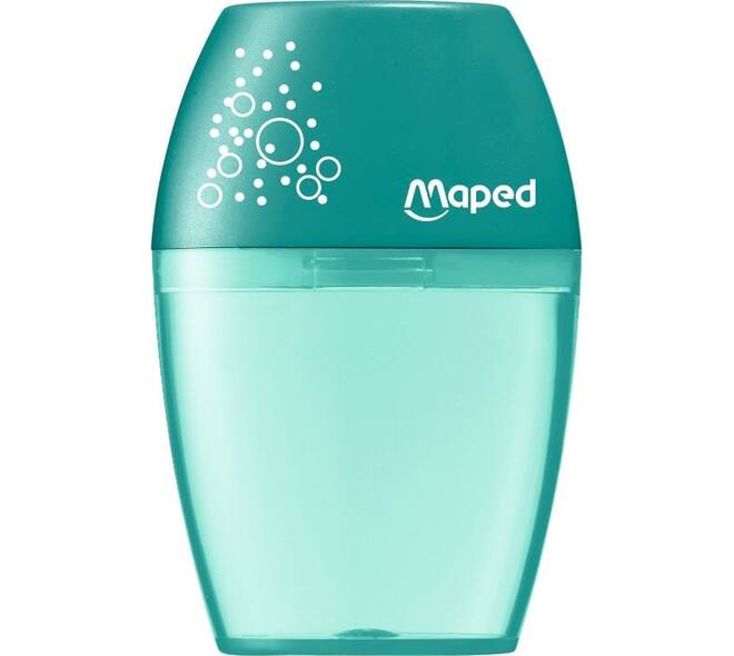 Puntenslijper Maped Shaker 1-gaats display à 25 stuks assorti