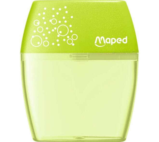 Puntenslijper Maped Shaker 2-gaats display à 20 stuks assorti
