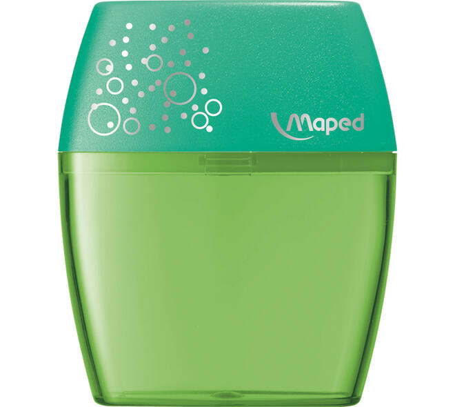Puntenslijper Maped Shaker 2-gaats display à 20 stuks assorti
