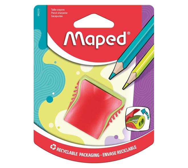 Puntenslijper Maped Boogy 2gaats assorti