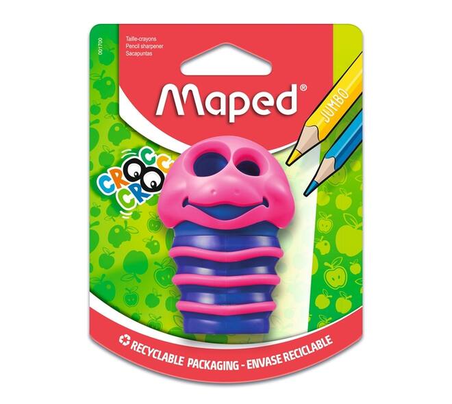 Puntenslijper Maped Croc Croc Bug 2gaats assorti