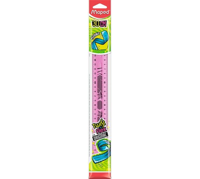 Liniaal Maped Twist 'n Flex 30cm assorti