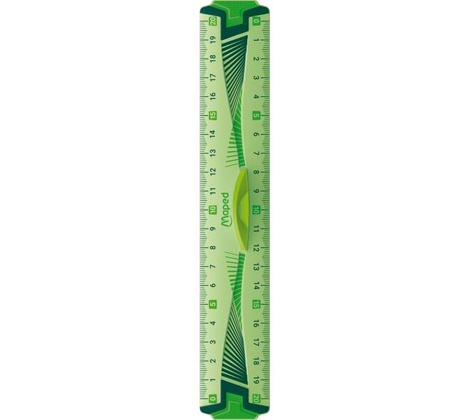Liniaal Maped Flex met grip 20cm assorti