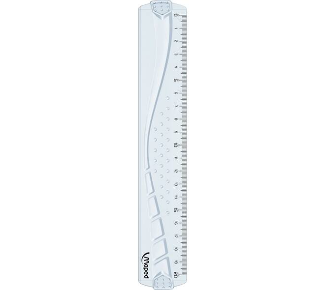 Liniaal Maped Geometric 20cm transparant