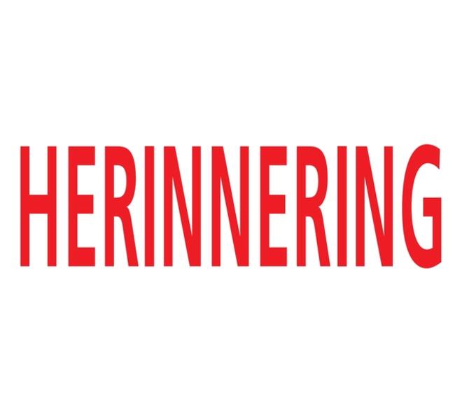Tekststempel Colop Printer 20/L herinnering