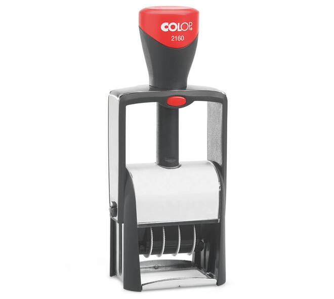 Woord-datumstempel Colop Heavy Duty 2160 Classic Line personaliseerbaar