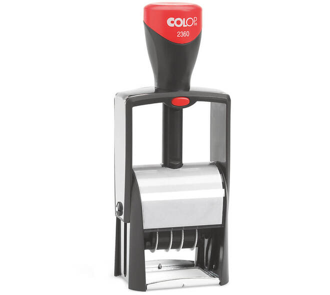 Woord-datumstempel Colop Heavy Duty 2360 Classic Line personaliseerbaar