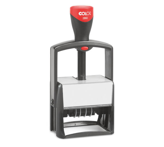 Woord-datumstempel Colop Heavy Duty 2860 Classic Line personaliseerbaar