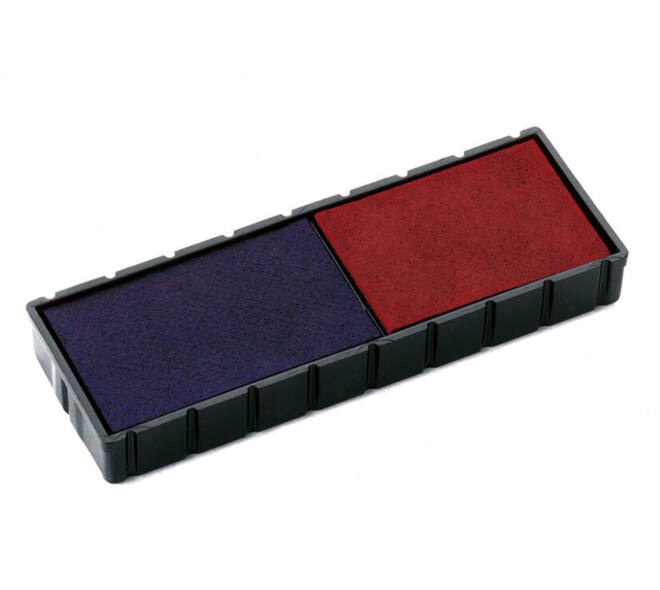 Stempelkussen Colop E/12/2 blauw en rood