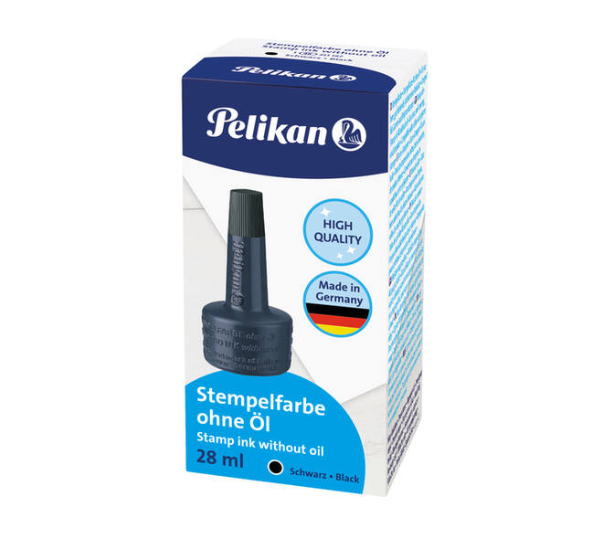 Stempelinkt Pelikan flacon 28ml zwart