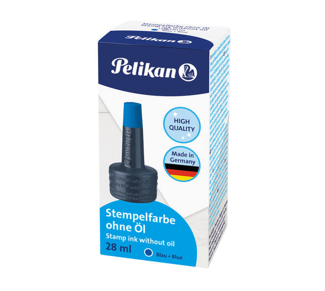Stempelinkt Pelikan flacon 28ml blauw