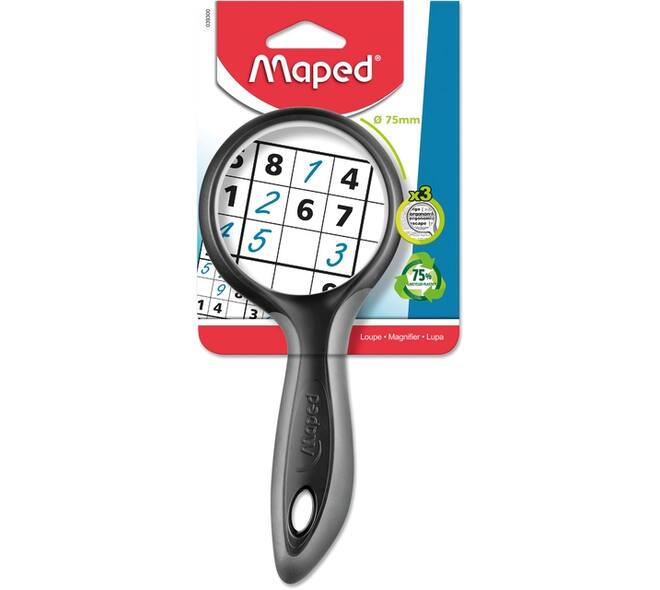 Loep Maped Ergologic 3x vergroting 75mm blister